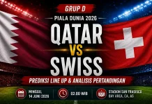 Prediksi Line Up Qatar vs Swiss di Grup B Piala Dunia 2026