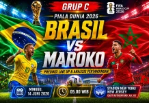Prediksi Line Up Brasil vs Maroko di Grup C Piala Dunia 2026