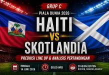 Prediksi Line Up Haiti vs Skotlandia di Grup C Piala Dunia 2026