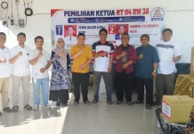 Mubin Hasibuan Resmi Terpilih Ketua RT 4 RW 38 Belian