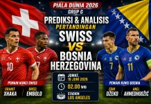 Prediksi Line Up Swiss vs Bosnia-Herzegovina di Grup B Piala Dunia 2026