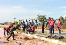 Lanud Hang Nadim Perkuat Sinergi Gotong Royong Bersama Warga Kota Batam