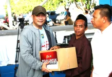 Polda Kepri Salurkan 1.000 Paket Sembako, Sembari Peringatan HUT Bhayangkara ke-80