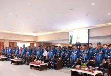 Lanud Hang Nadim Ikut Lepas Kontingen Batam di POPDA X Kepri 2026