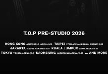 T.O.P Umumkan Tur Fan Meeting Asia PRE-STUDIO 2026, Jakarta Urutan ke-3