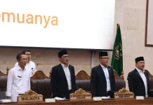 Danlanud Hang Nadim Hadiri Paripurna DPRD Bahas APBD Kota Batam 2026