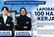 100 Hari Pimpin BEM Polibatam, Aidil - Luthfi Dorong Mahasiswa Jadi Agen Perubahan