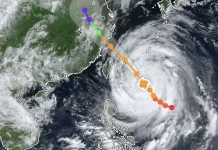 Topan Bavi Hantam China, Jutaan Warga Dievakuasi demi Keselamatan