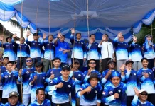 Danlanud Hang Nadim Hadiri Nobar Piala Dunia dan Festival Mancing Batam