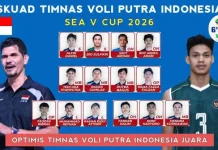 Daftar Pemain Timnas Voli Indonesia SEA V Cup Putra Tahun 2026
