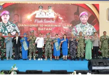 Kodaeral IV Hadiri Pisah Sambut Danyonif 10 Marinir Perkuat Sinergi