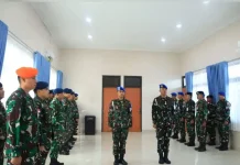 Lanud Hang Nadim Gelar Sertijab Dansatpomau Perkuat Disiplin Tugas