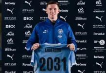 Elliot Anderson Resmi Gabung Manchester City, Pecahkan Rekor Transfer Klub