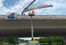 Sempat Dikira Dicuri, Lampu "Laluan Madani" Kembali Menyala di Flyover Batam