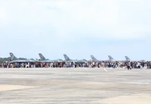 Sepuluh Ribu Lebih Masyarakat Hadiri Open Base Lanud Hang Nadim Batam