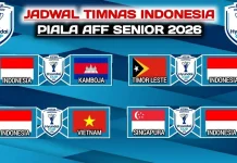 Jadwal Pertandingan Fase Grup Piala Aff Senior Tahun 2026