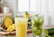 Daftar Manfaat Jus Nanas dan Timun
