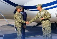 Panglima TNI Disambut Danlanud Hang Nadim jelang Tinjau Latihan 2026