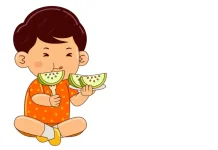 Melon Segar Menjaga Cairan Tubuh Anak
