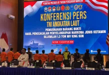 TNI AL Musnahkan 1,3 Ton Ketamin Hasil Penyelundupan di Mako Kodaeral IV Batam