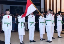 Kodaeral IV Hadiri Pengukuhan Paskibraka Kota Batam Tahun 2026