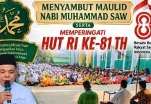 Rayakan HUT RI dan Menyambut Maulid, MIN 1 Batam Gelar Sholawat Kulhu