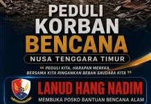 Lanud Hang Nadim Buka Posko Bantuan untuk Korban Bencana NTT
