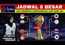 Jadwal Pertandingan perempat final AVC Woman's Continental 2026