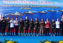 Kapal Pengawas PSDKP 61 Meter Mulai Dibangun di Galangan Batam