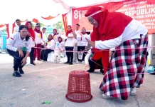 Tenis Meja hingga Yel-yel, Warnai Semarak HUT RI di BKKBN Kepri