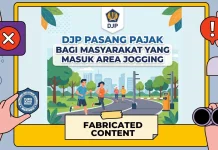 [Hoaks] DJP Pungut Pajak Masyarakat yang Jogging di Area Tertentu
