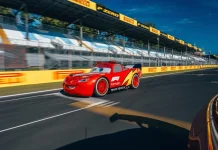 Lightning McQueen Hadir di Sirkuit Monza
