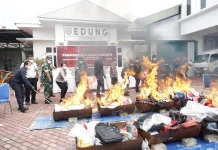 Ribuan Gram Narkotika Dimusnahkan Kejari Karimun