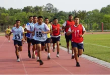 Casis TNI AL Panda Kodaeral IV Jalani Tes Fisik dan Renang