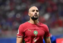 Sofyan Amrabat Tolak Perkuat Maroko di Bawah Pelatih Ouahbi