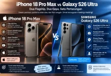 Berikut Keunggulan iPhone 18 Pro Max dan S26 Ultra