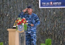 Komandan Lanud Hang Nadim Pimpin Puncak Latihan Penanganan Pasca Force Down