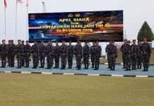 Kodaeral IV Gelar Apel Siaga dan Tasyakuran Hari Jadi ke-81 TNI AL