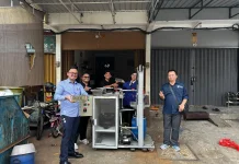 ITEBA Uji Mesin Daur Ulang Plastik IoT, Ubah Sampah Jadi Paving