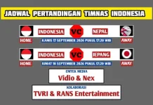 Jadwal Pertandingan Timnas Voli Putri Indonesia di Asian Games 2026
