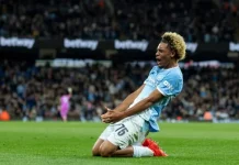Floyd Samba Cetak Dua Gol, Man City Hancurkan Norwich 5-0