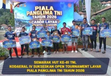 Kodaeral IV Dukung Kejuaraan Layar Piala Panglima TNI di Batam