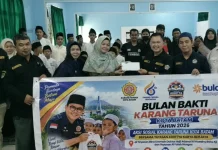 Gelar Bulan Bhakti, Karang Taruna Batam Santuni Anak-anak LKSA Bina Ummah Batuaji