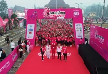 Lebih dari 1.000 Orang Ikuti Smartfren Fun Run 5K di Palembang