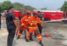 Lanud Hang Nadim Tingkatkan Kesiapsiagaan lewat Latihan Mobil Pemadam