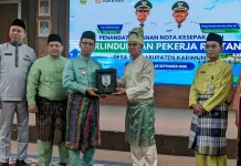 4.200 Pekerja Rentan Karimun Ditargetkan Dapat Jaminan Sosial