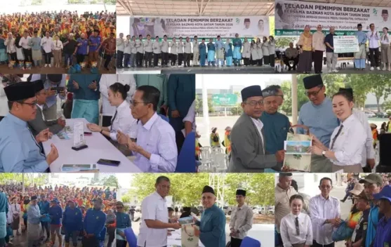 BAZNAS Batam Salurkan Ribuan Paket Sembako bagi Satgas DLH dan Disabilitas