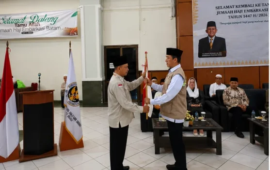 Jamaah Haji Kloter Dua Debarkasi Batam Tiba di Tanah Air