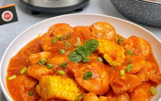Resep Udang Saos Padang Ala Restoran Bumbu Rumahan