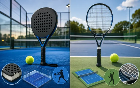 Mengenal Perbedaan Raket Padel dan Raket Teni